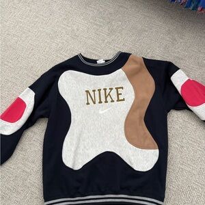 Vintage Nike Multicolor Patchwork Sweatshirt